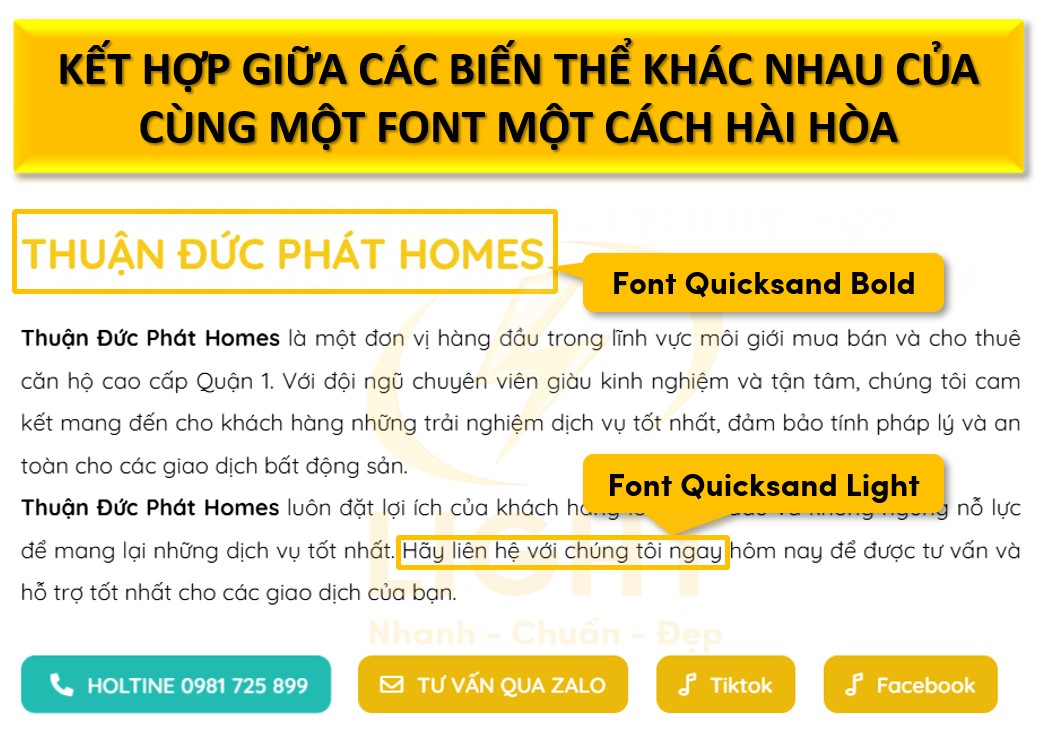 Kết hợp hài hòa