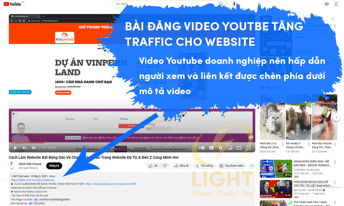 Các bài đăng giúp tăng traffic