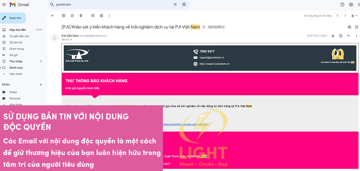 Tích hợp email và mạng xã hội