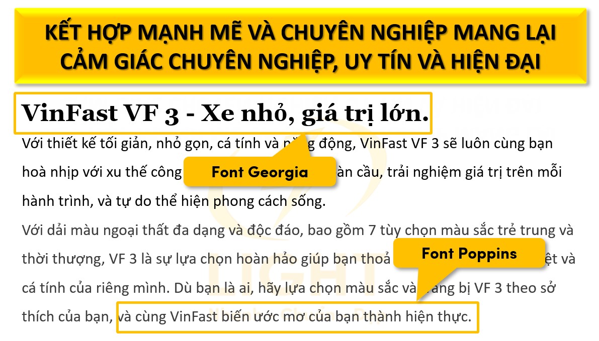 Kết hợp mạnh mẽ và chuyên nghiệp