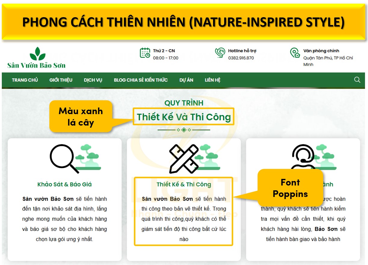 Phong cách thiên nhiên (Nature-inspired Style)