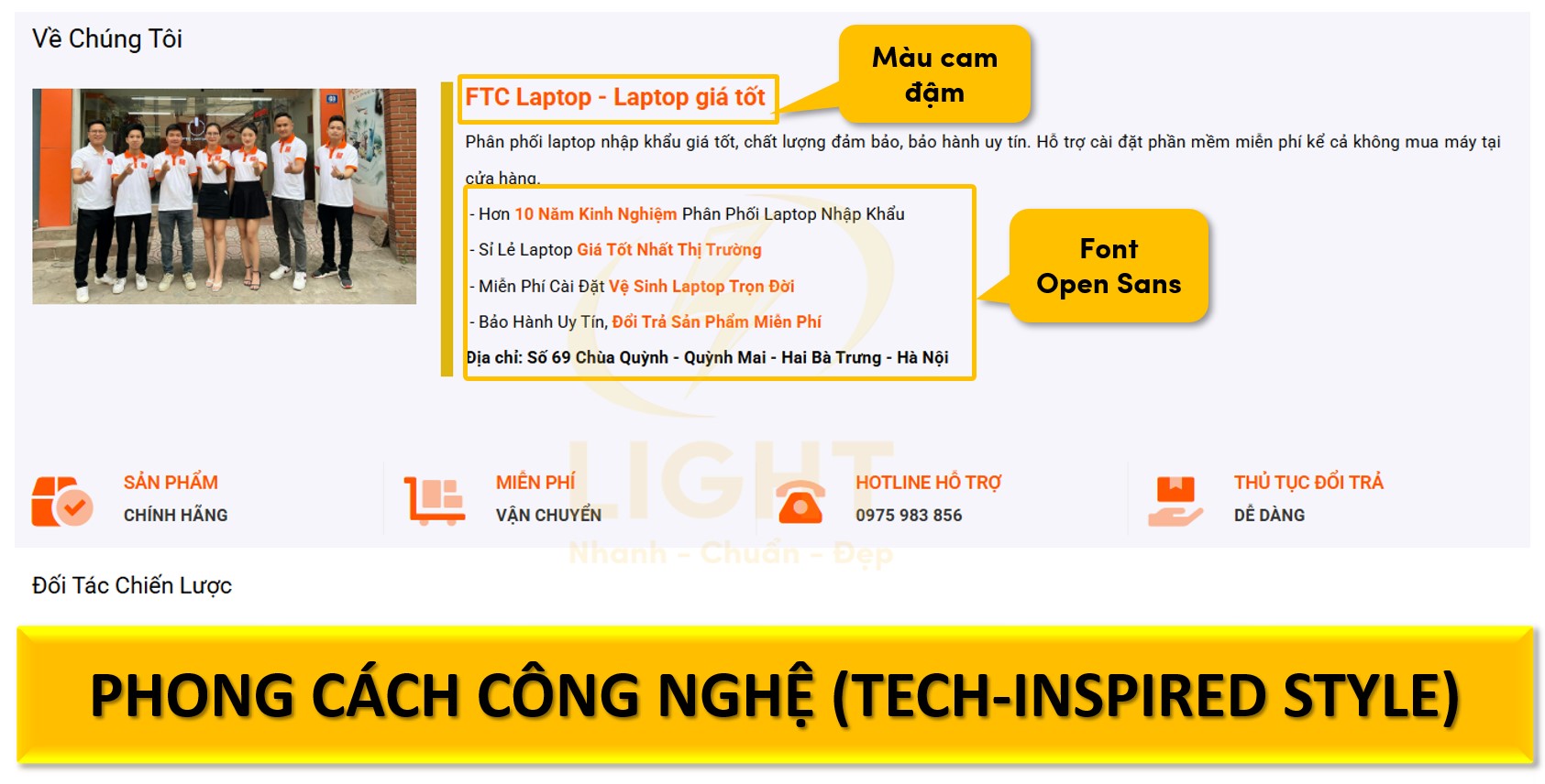 Phong cách công nghệ (Tech-inspired Style)