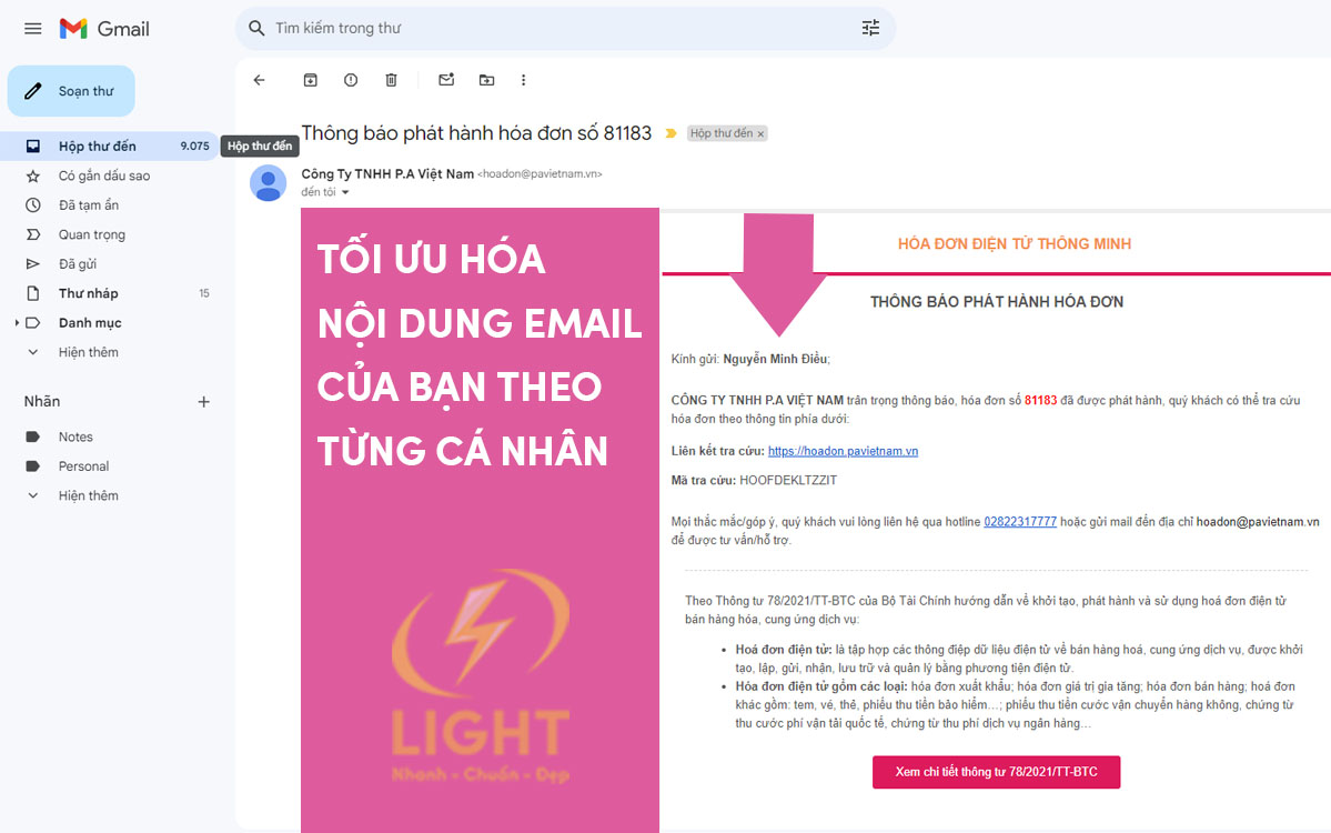 Tối ưu hóa nội dung email của bạn theo từng cá nhân