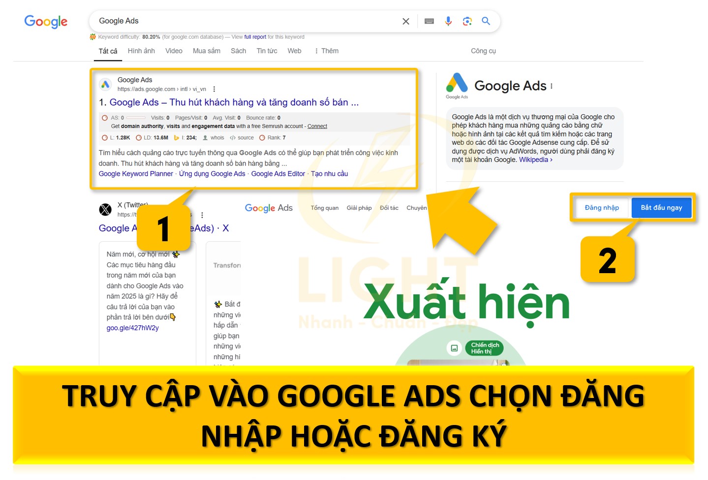 Truy cập Google Ads