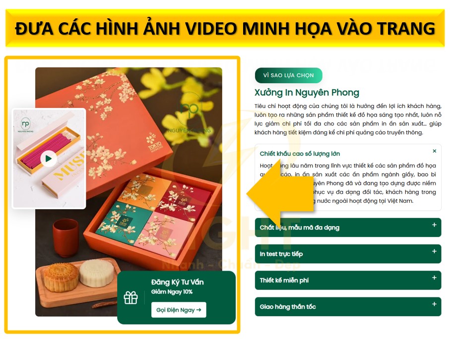 bổ sung như hình ảnh minh họa, video.