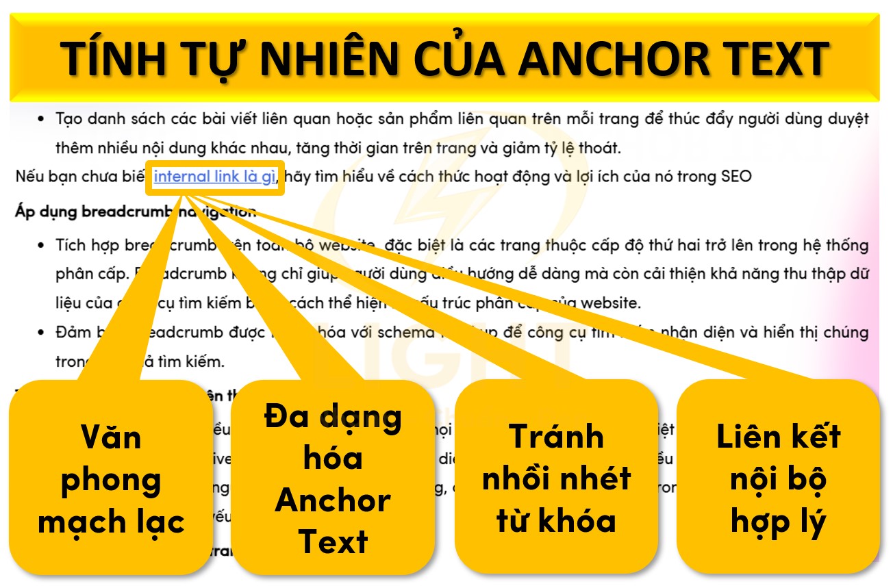 Tính Tự Nhiên của Anchor Text