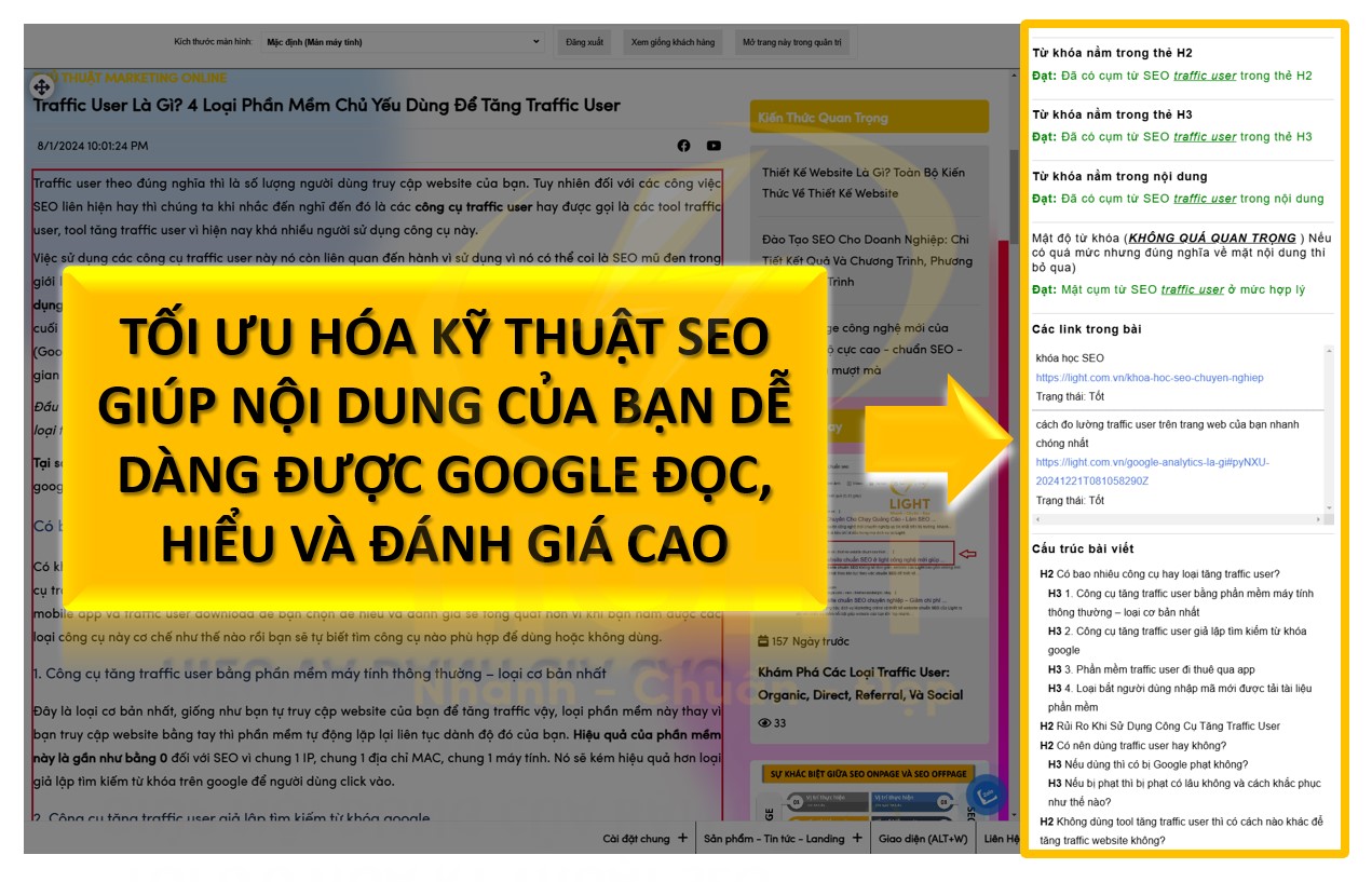 Tối ưu kỹ thuật SEO