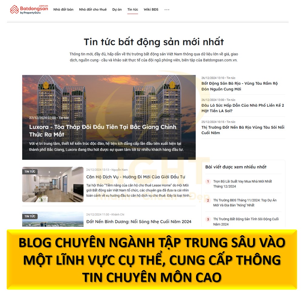 Blog chuyên ngành