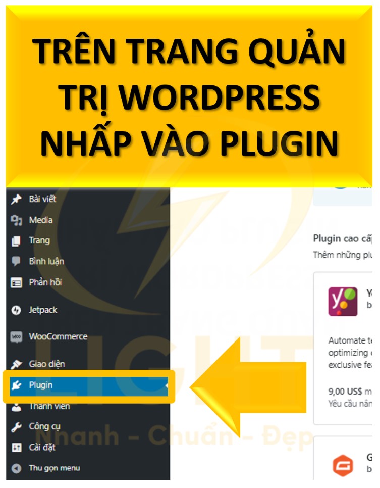 Truy cập vào trang quản trị WordPress