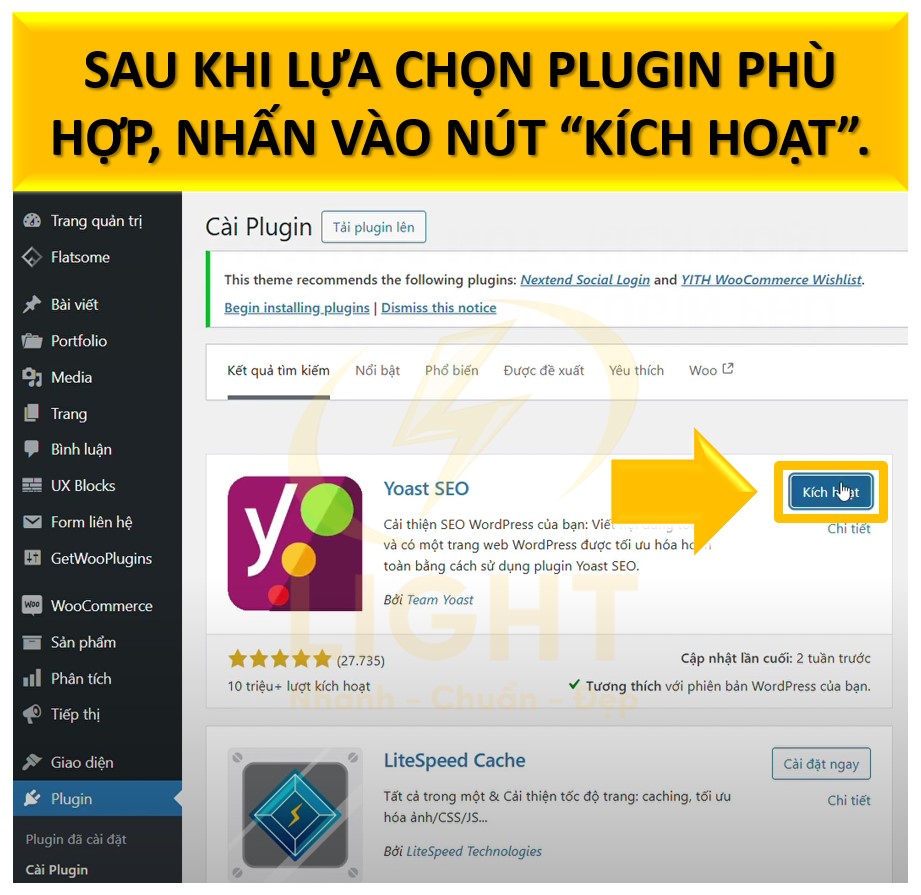 Cài đặt plugin