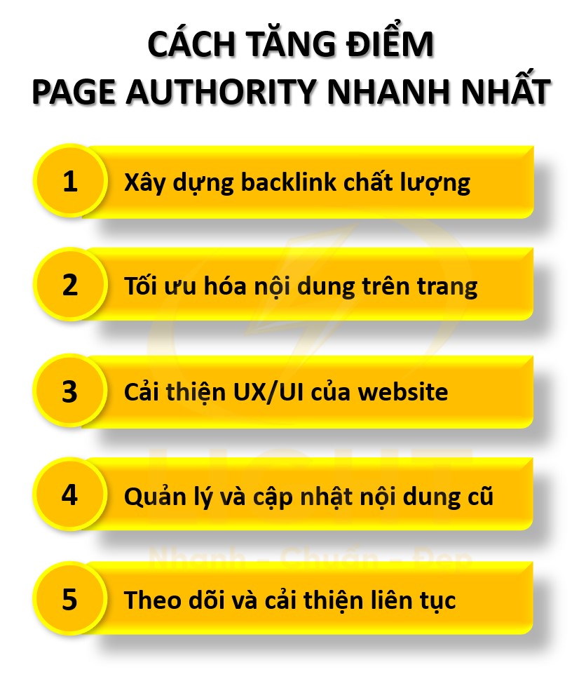 Cách tăng điểm Page Authority nhanh nhất