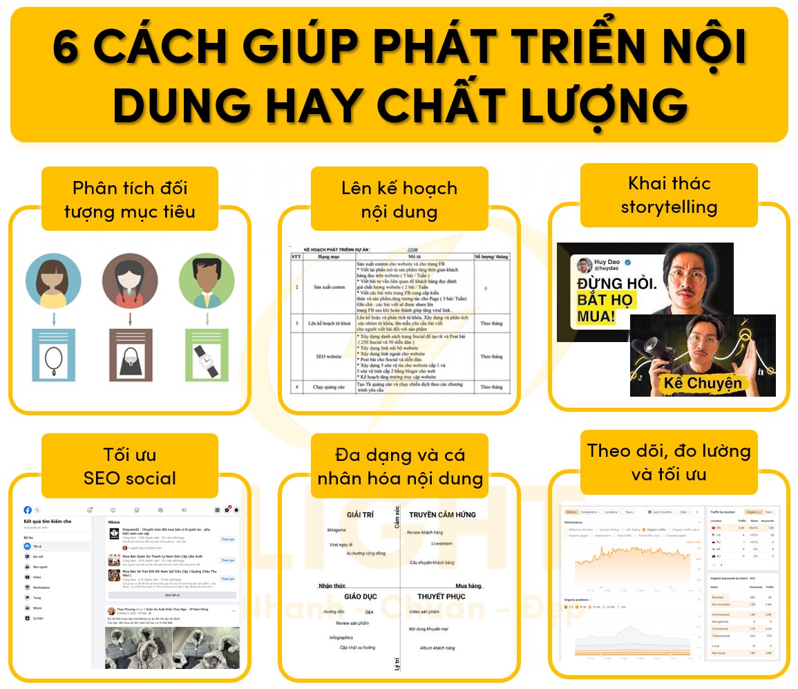 6 cách giúp phát triển nội dung hay, chất lượng