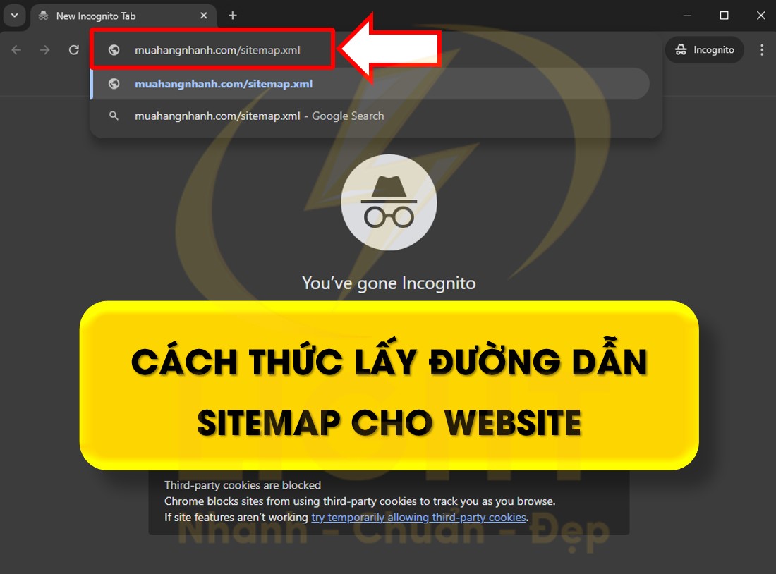 Cách thức lấy đường dẫn Sitemap cho website