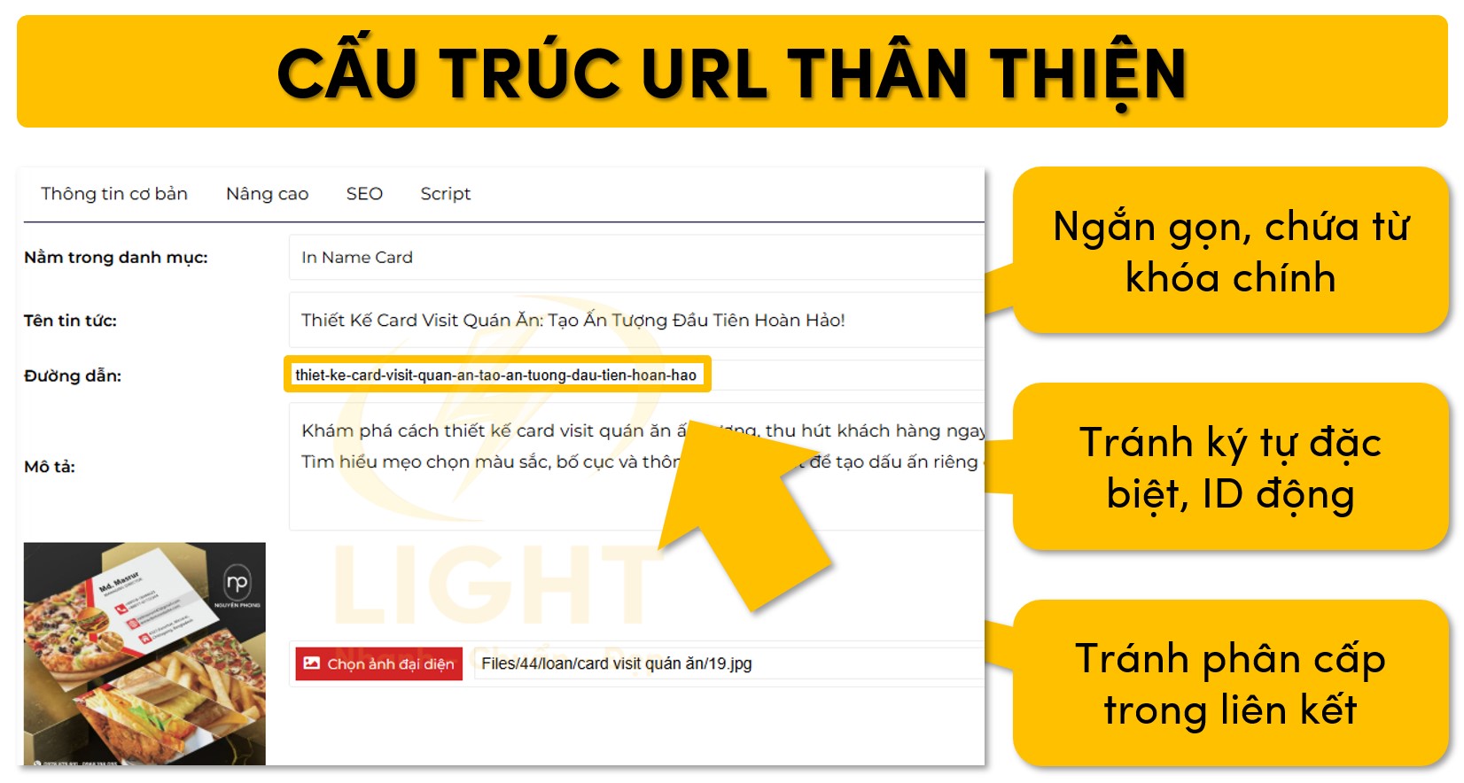Tối ưu hóa URL thân thiện