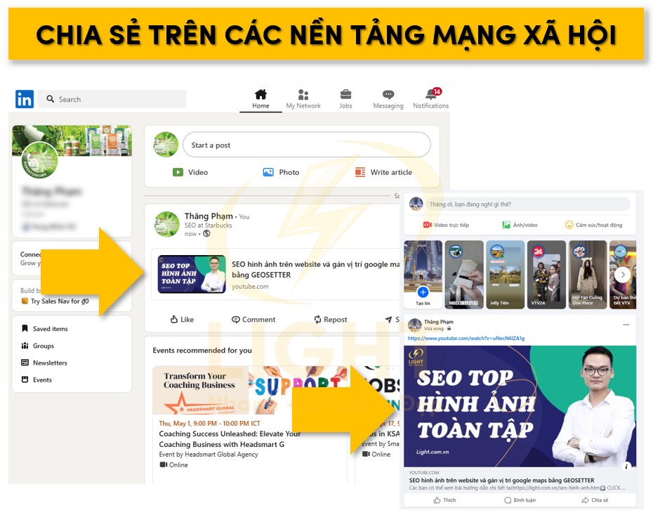 Chia sẻ video youtube trên các nền tảng mạng xã hội
