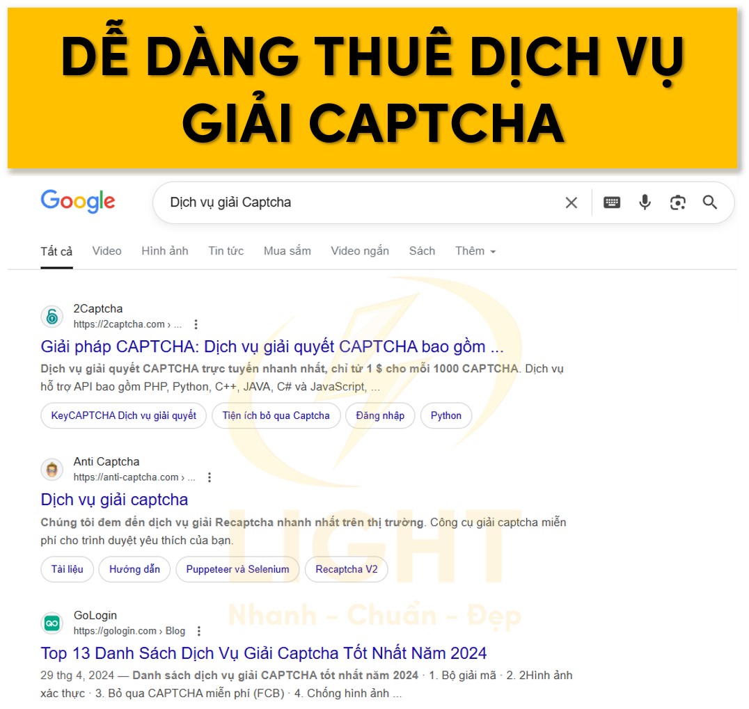 Thuê dịch vụ giải Captcha một cách dễ dàng