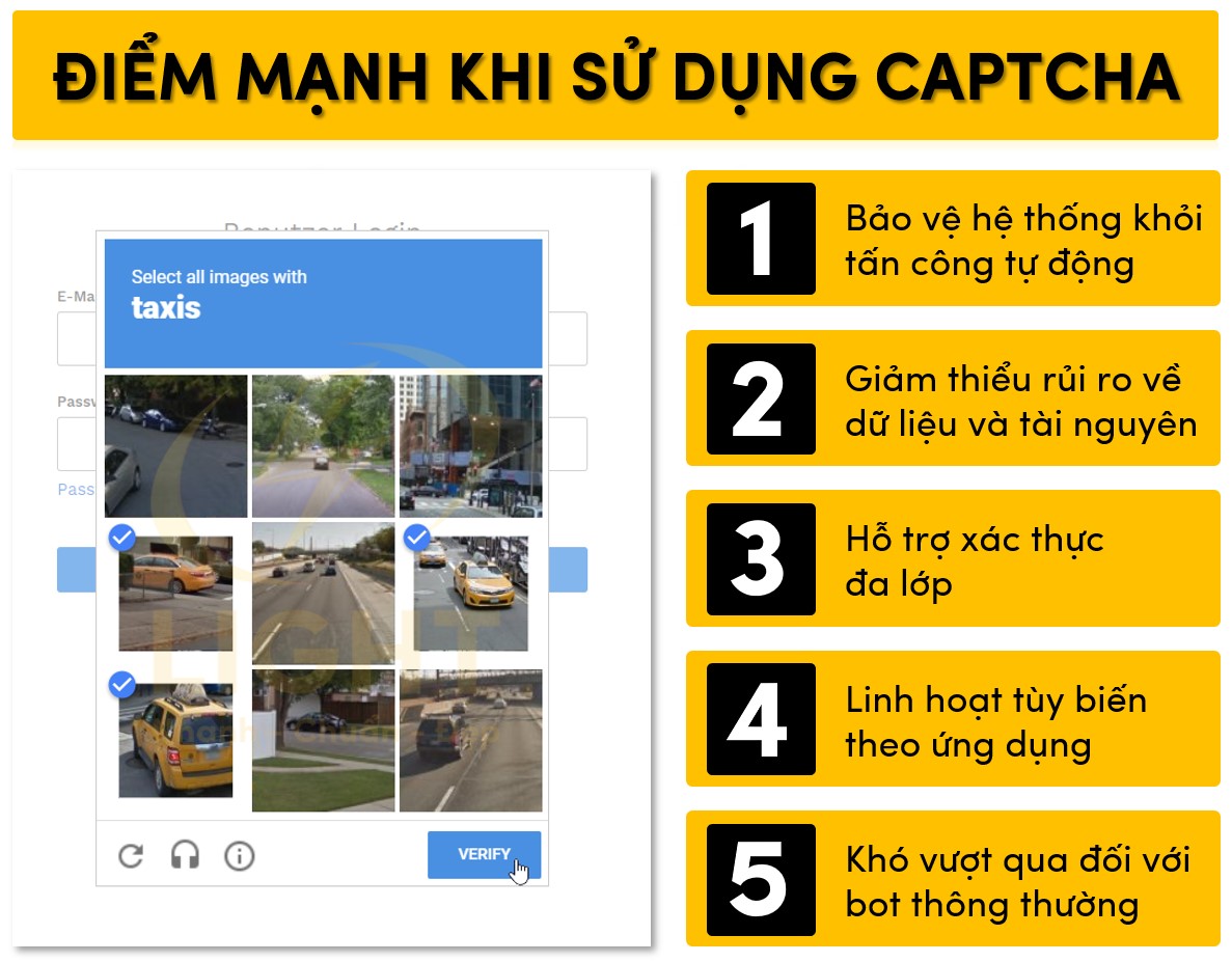 5 điểm mạnh khi sử dụng Captcha