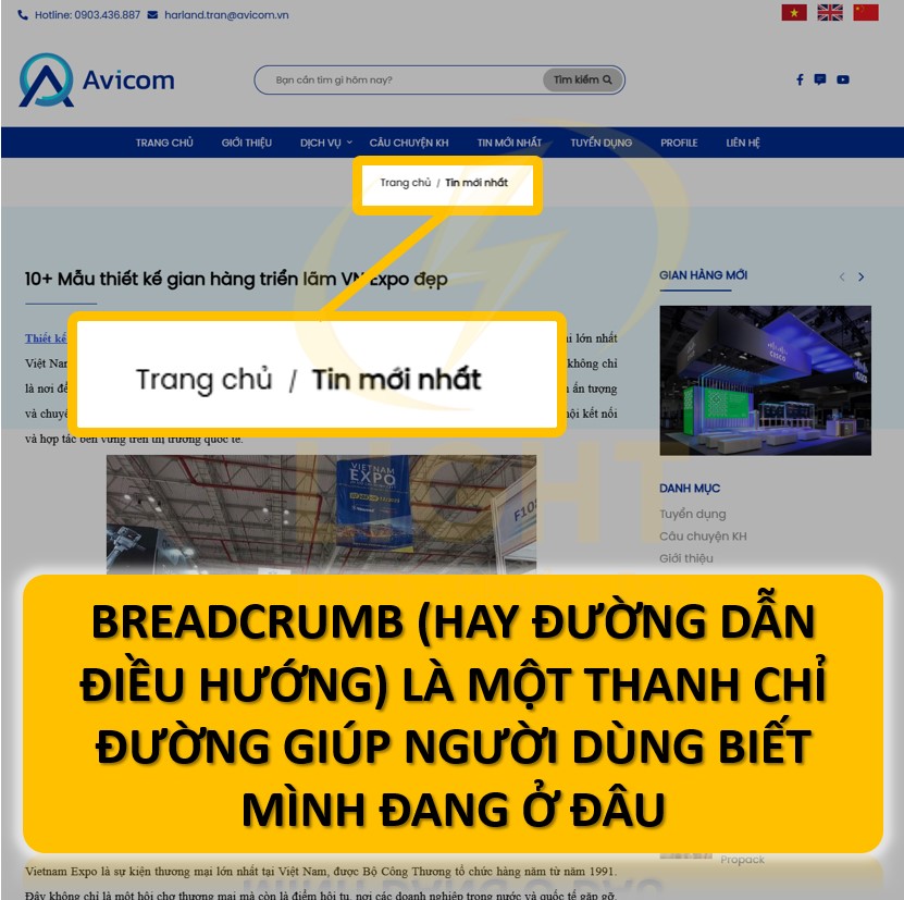 Breadcrumb là gì? Cách tạo và tối ưu breadcrumb chuẩn SEO