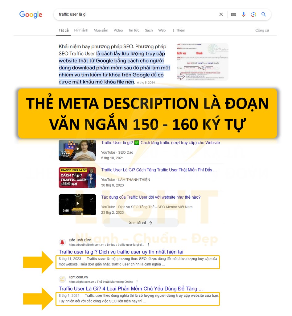 Thẻ Meta description là gì? Cách viết meta description chuẩn SEO trên website