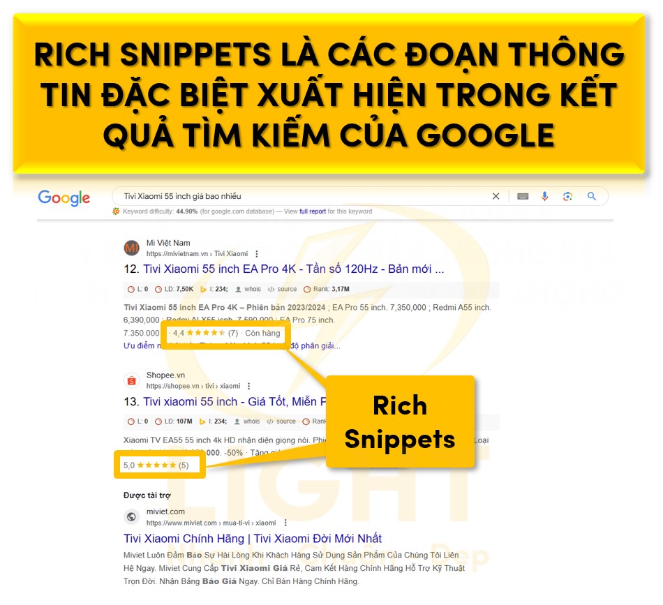 Rich Snippets là gì? Cách tạo Rich Snippets trên Google