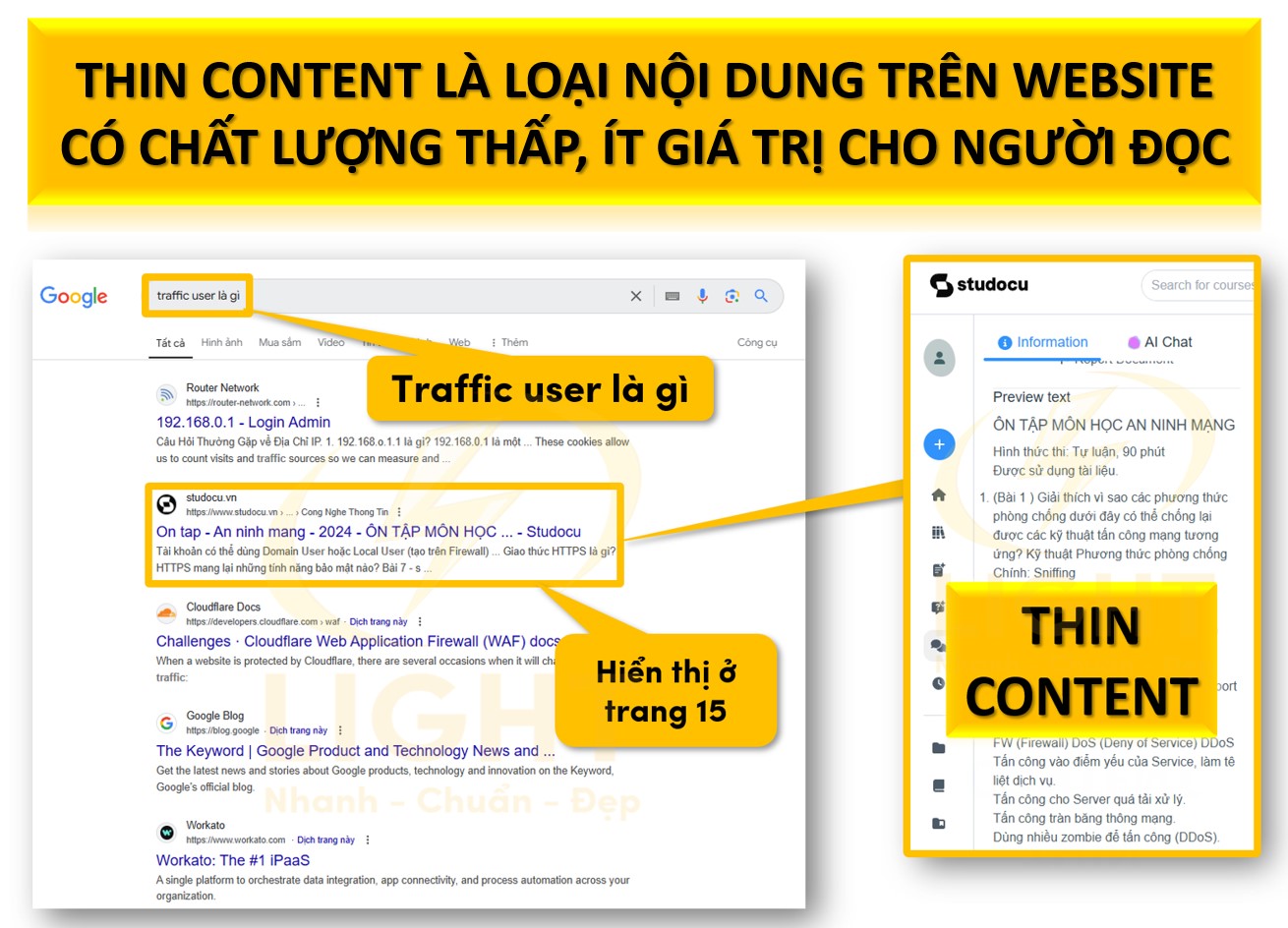 Thin Content là gì? Các công cụ nhận biết và sửa lỗi nội dung mỏng