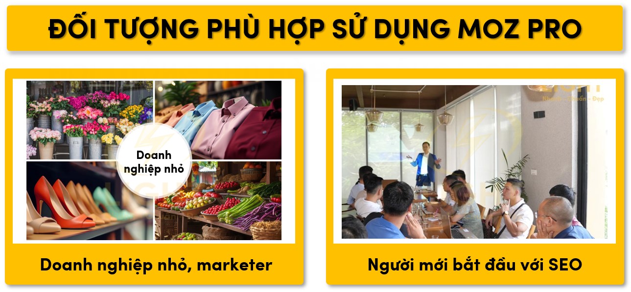 Những đối tượng nên sử dụng công cụ Moz Pro