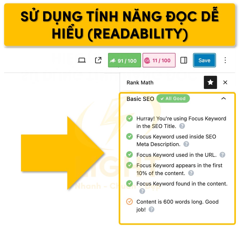 Tối ưu SEO dựa vào tính năng Readability trên Rank Math