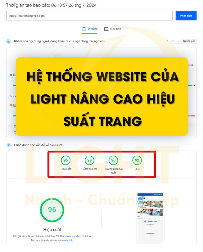 Minh họa về sitemap xml trên trang