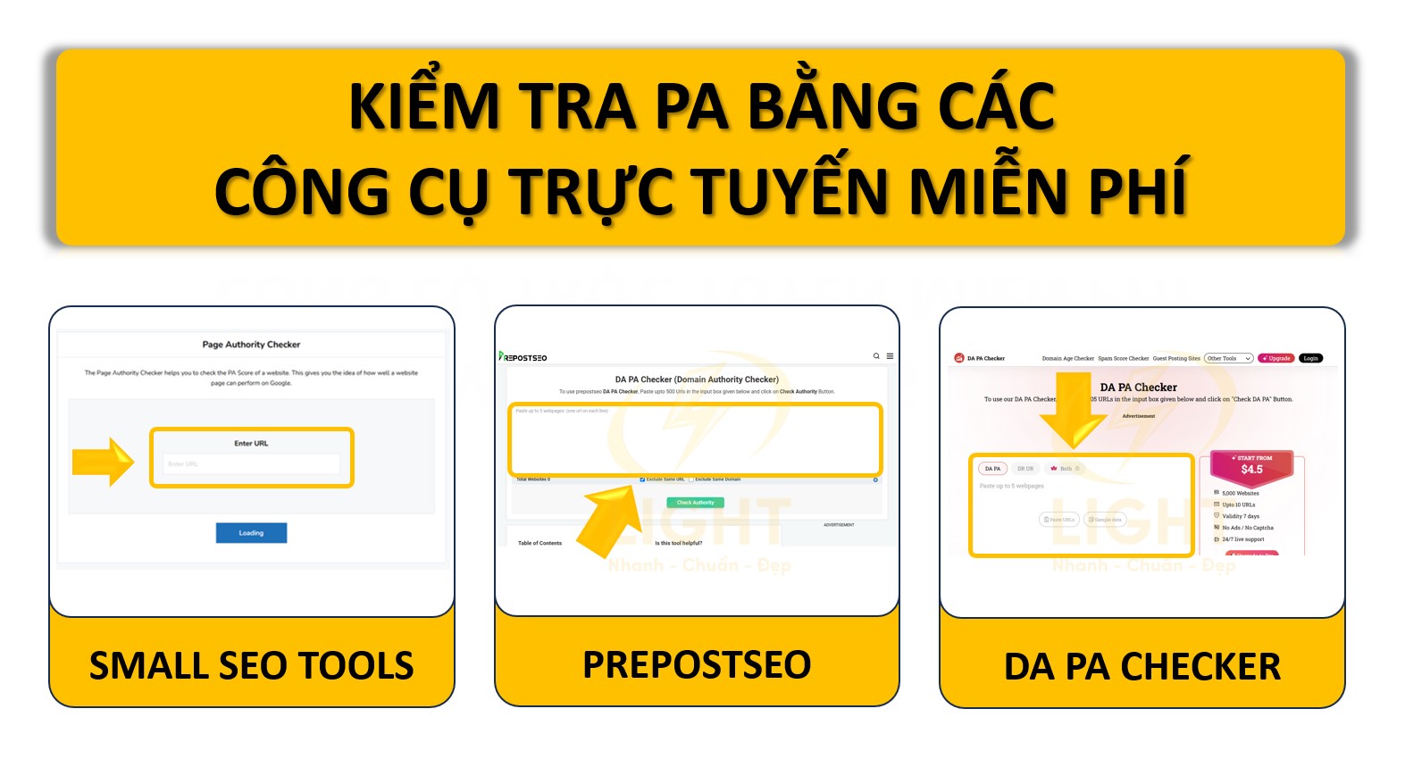 Kiểm tra PA bằng các công cụ trực tuyến miễn phí