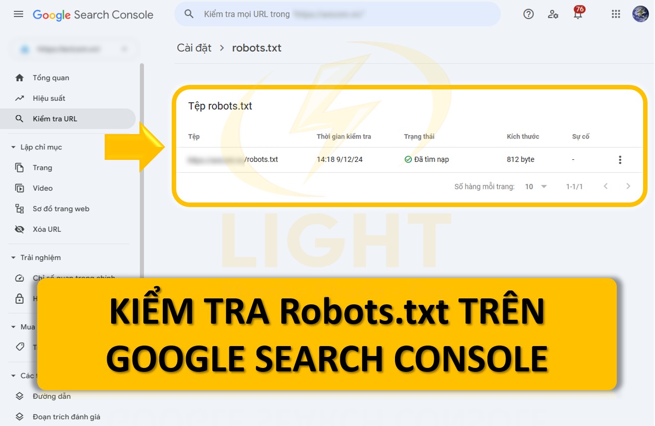 Sử dụng Google Search Console