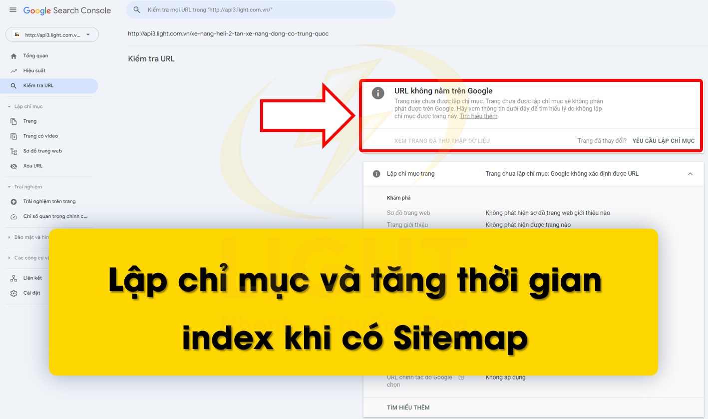 Lập chỉ mục và tăng thời gian index khi có Sitemap