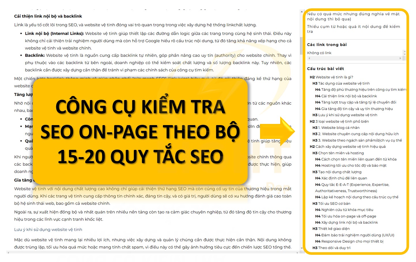 Công cụ kiểm tra SEO On-page Light