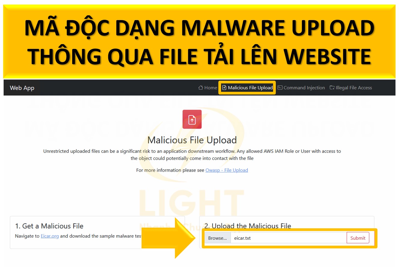 Mã độc dạng Malware Upload