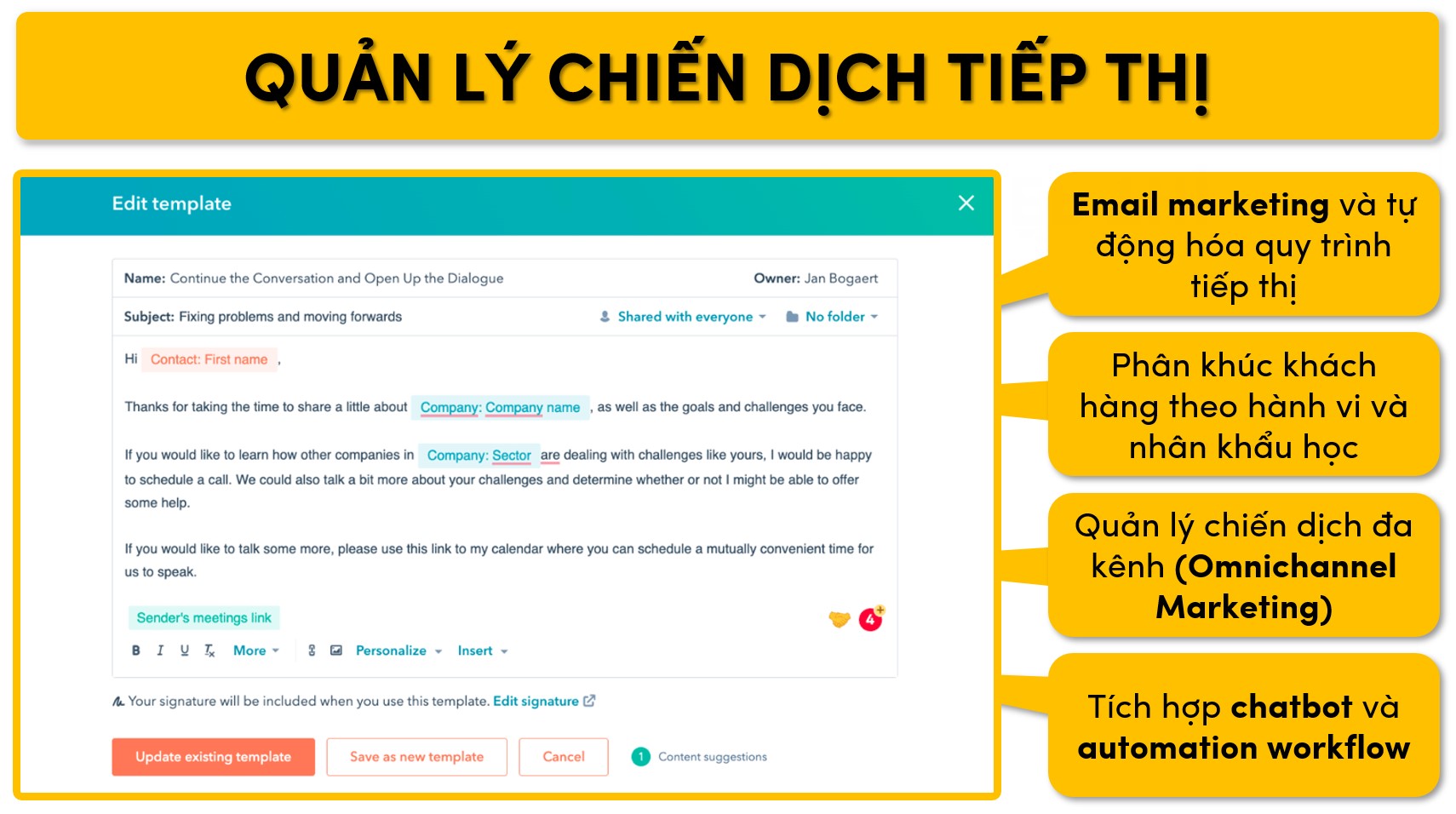 Quản lý chiến dịch marketing