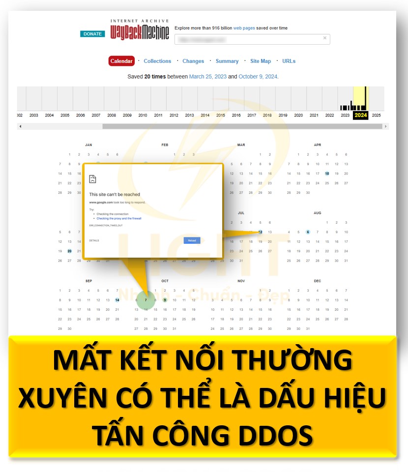 Mất kết nối thường xuyên