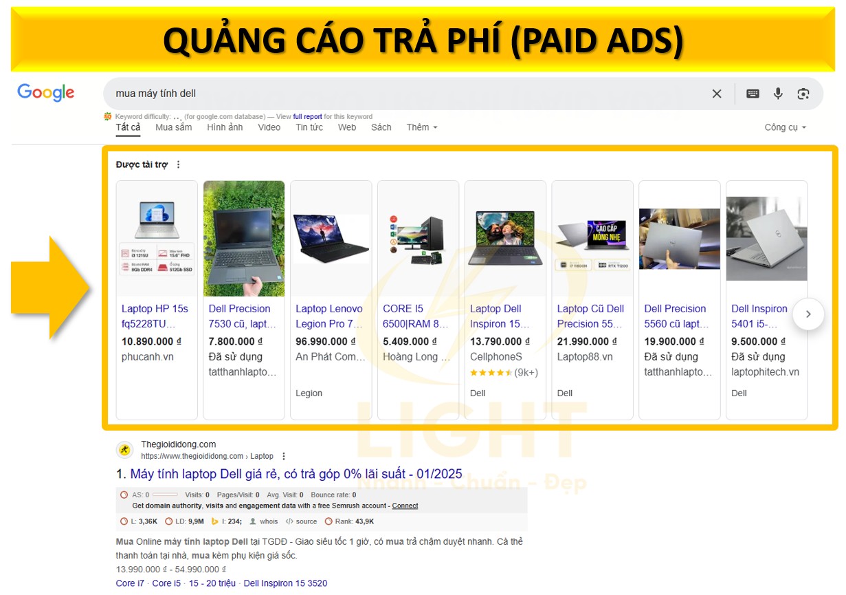 Quảng cáo trả phí (Paid Ads)