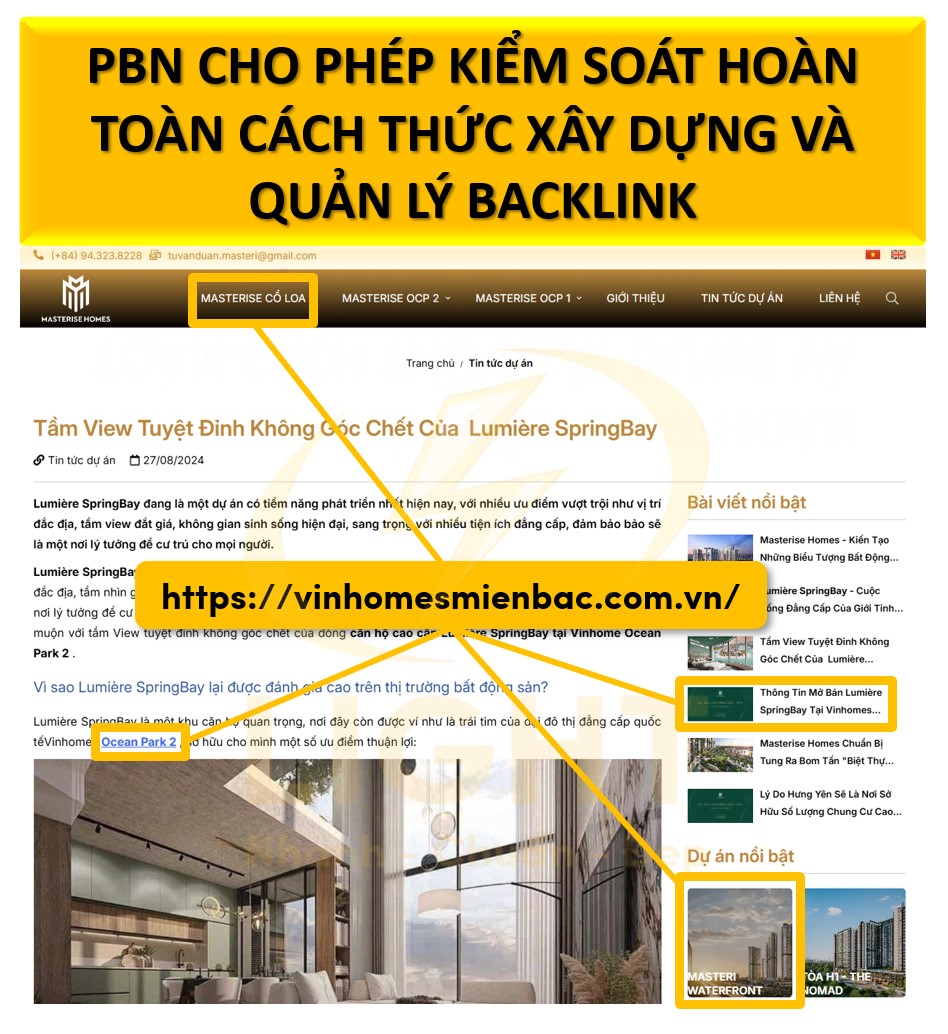 Kiểm soát chiến lược backlink