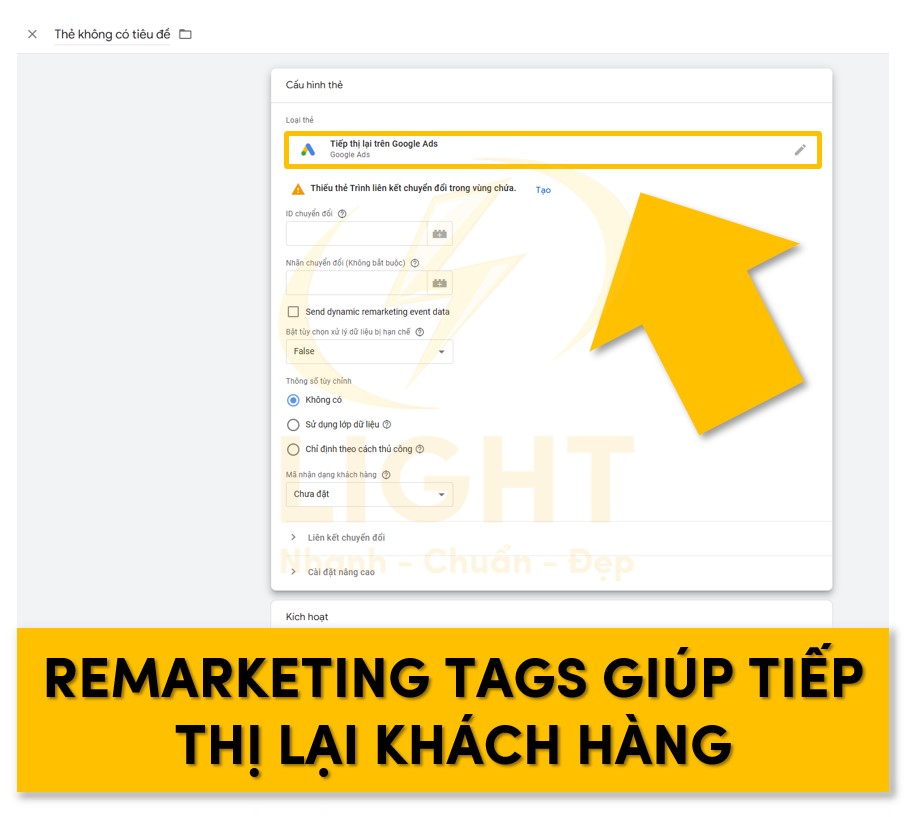 Remarketing Tags là công cụ không thể thiếu trong các chiến dịch tiếp thị lại