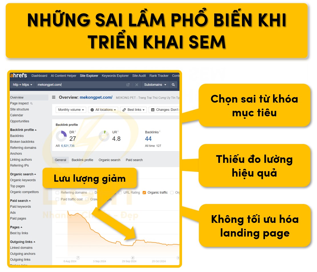 Những sai lầm phổ biến khi triển khai SEM