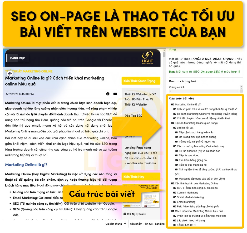 On-page SEO
