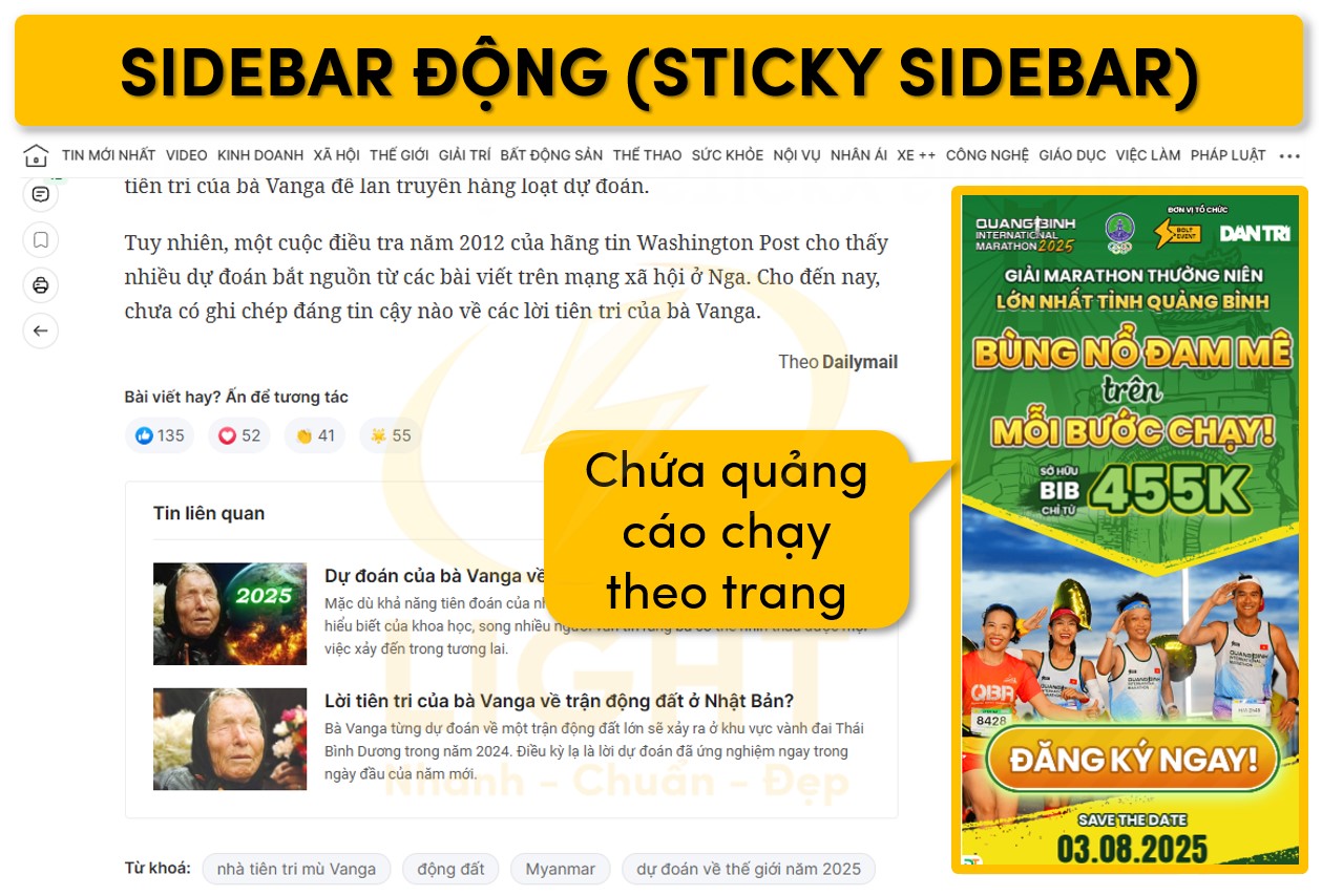 Dạng sidebar động