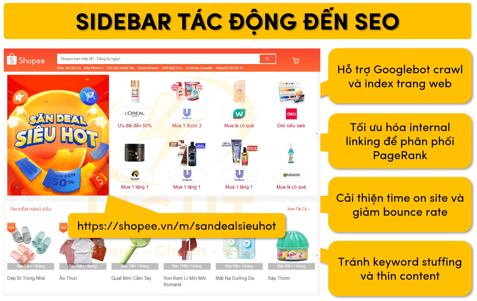 Sidebar có ảnh hưởng đến SEO