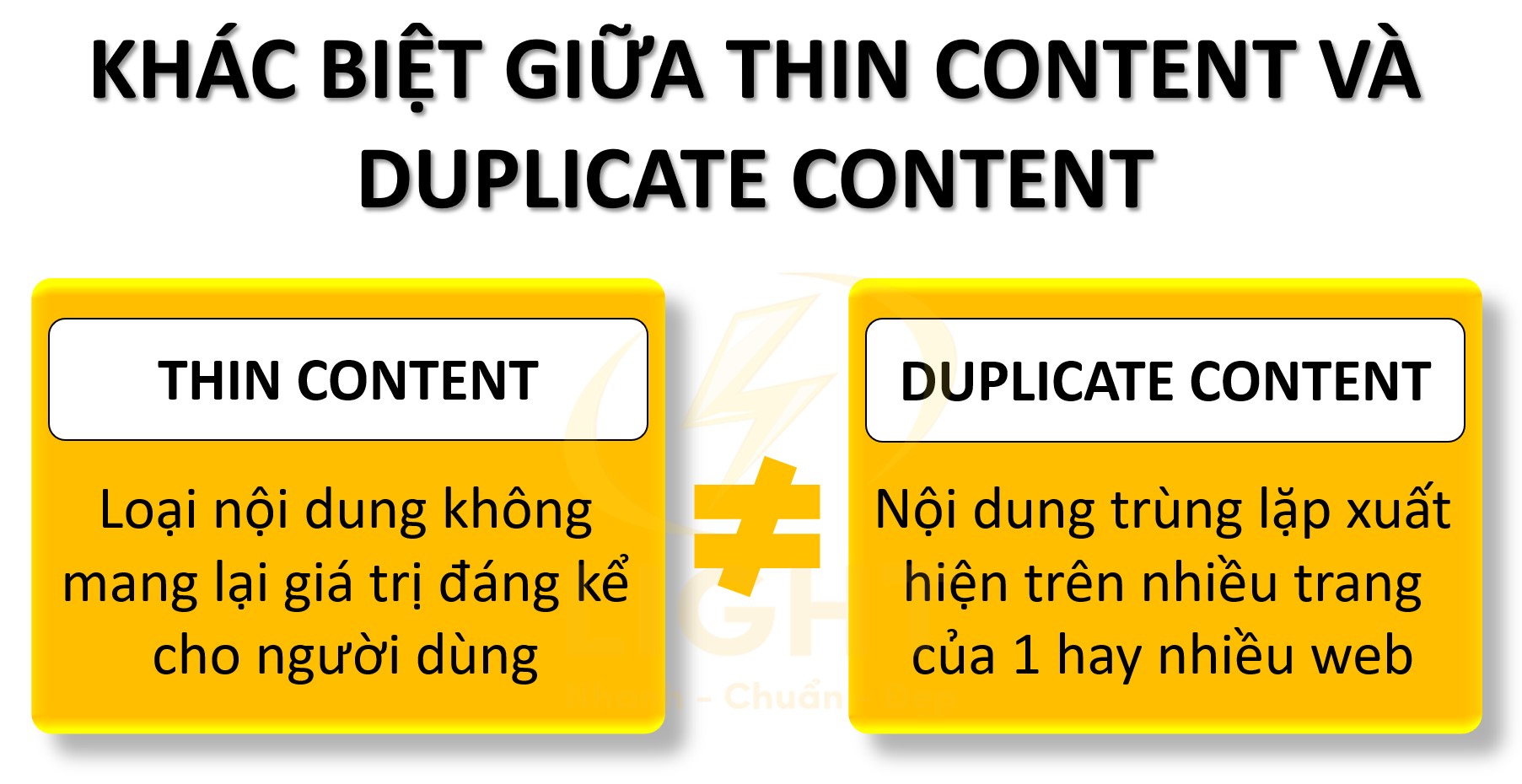 Thin Content khác gì với Duplicate Content