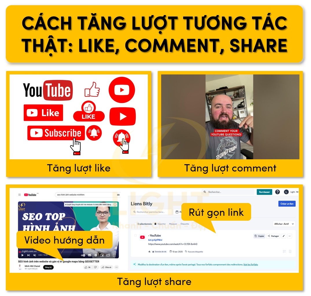 Cách tăng lượt like, share, comment thật