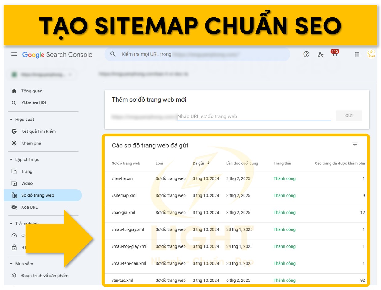 Tạo Sitemap Chuẩn SEO