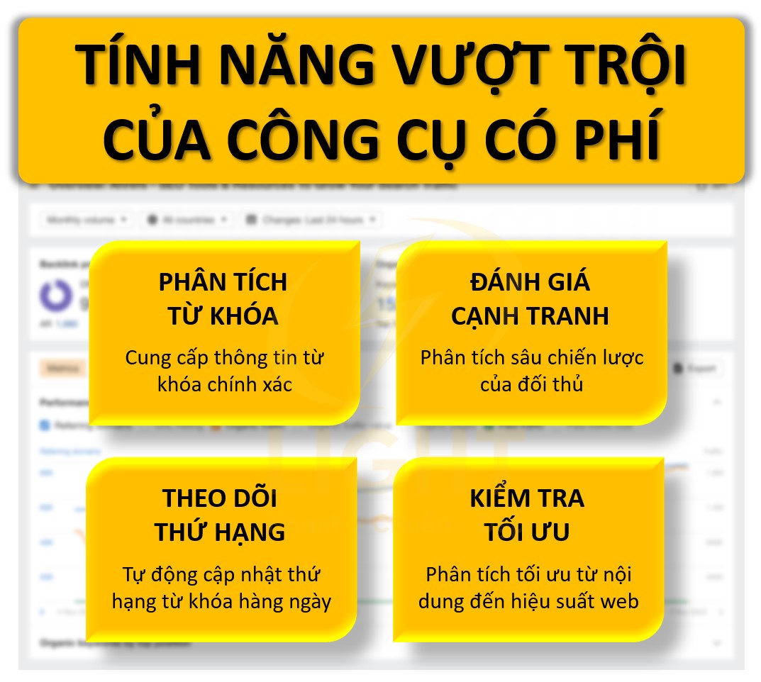 Phân tích tính năng vượt trội của công cụ có phí