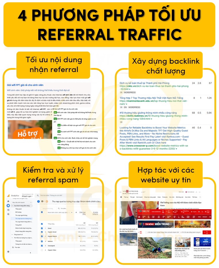 4 chiến lược giúp tối ưu Referral Traffic