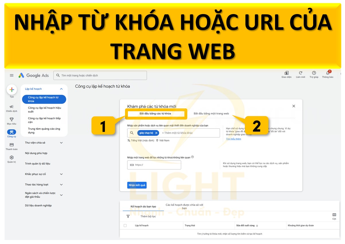 Nhập từ khóa hoặc URL