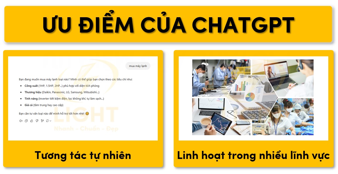 Ưu điểm của ChatGPT