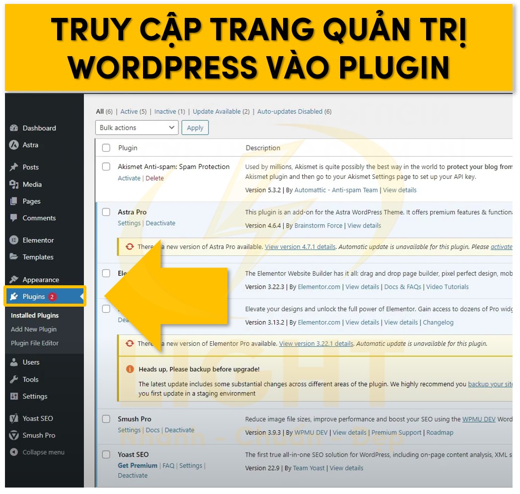 Vào kho Plugin tại thanh công cụ bên trái 